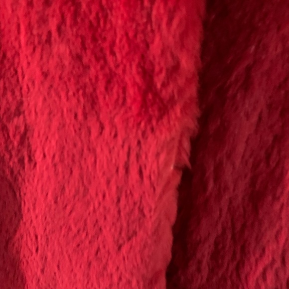 Red Rabbit fur coat - Picture 3 of 6